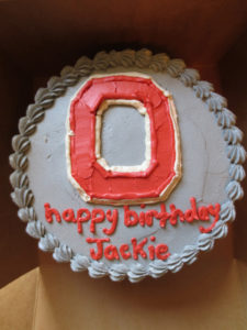Order cakes for an OSU party
