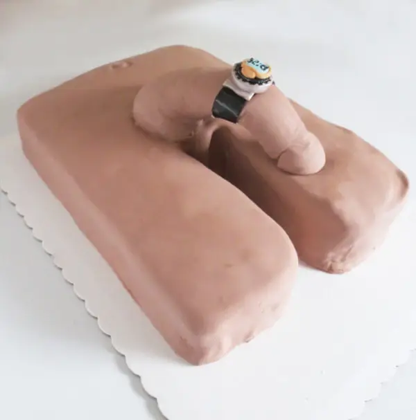 Penis Watch Cake