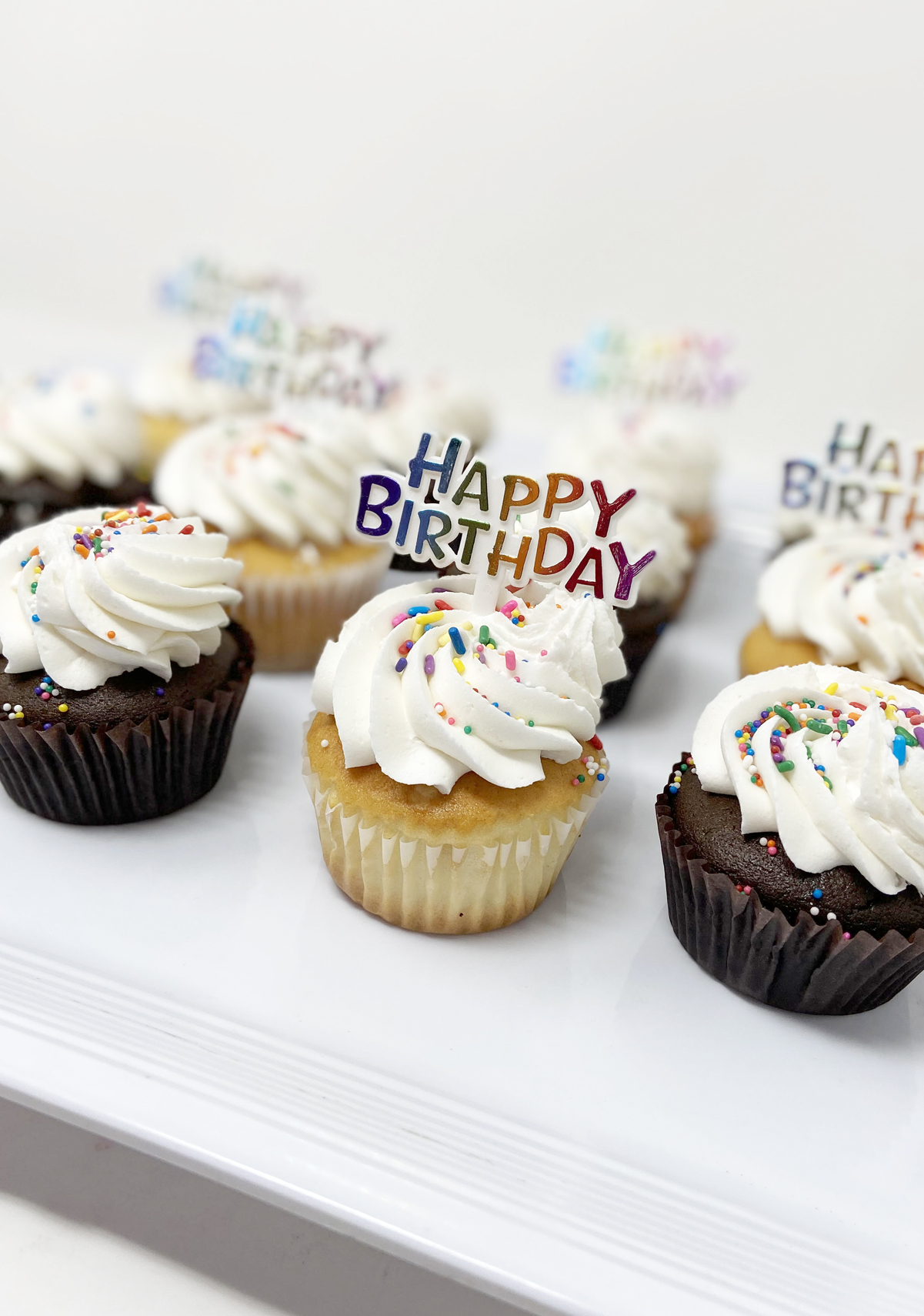 happy birthday cupcake images