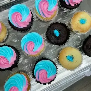 Gender Reveal Cupcakes