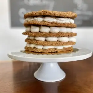 5 Layer Oatmeal Cream Pie Cake