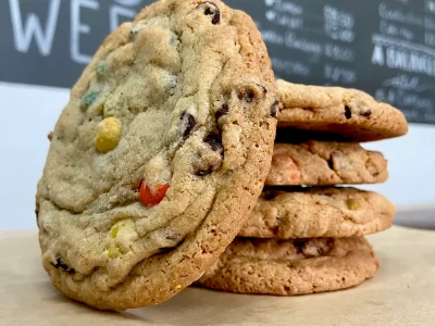 Jumbo M&M Cookie